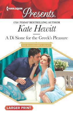 A Di Sione for the Greek's Pleasure [Large Print] 0373139640 Book Cover