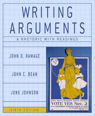Writing Arguments: A Rhetoric with Readings, Si... 0321163370 Book Cover