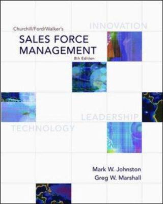 Churchill/Ford/Walker's Sales Force Management ... 007296183X Book Cover