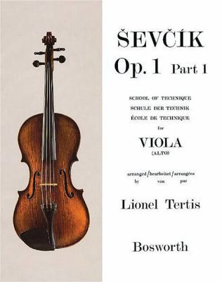 Sevcik for Viola - Opus 1, Part 1: School of Te... 0711997705 Book Cover