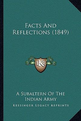 Facts And Reflections (1849) 1165336650 Book Cover