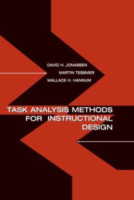 Task Analysis Methods for Instructional Design 0805830863 Book Cover