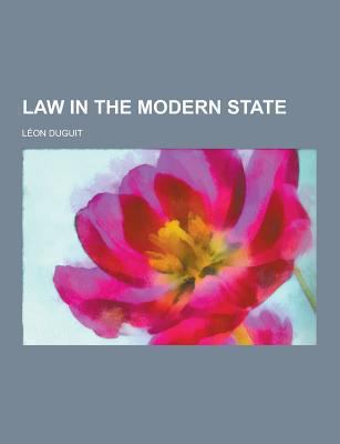 Law in the Modern State 1230315748 Book Cover