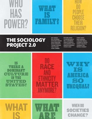 The Sociology Project 2.0: Introducing the Soci... 0133792242 Book Cover