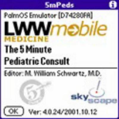 The 5-Minute Pediatric Consult for Pda : (Cd-Ro... 0781741688 Book Cover