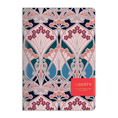 Liberty Ianthe Handmade B5 Embroidered Journal 0735366314 Book Cover