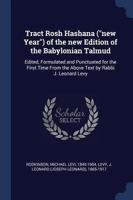 Tract Rosh Hashana ("new Year") of the new Edit... 1377062260 Book Cover