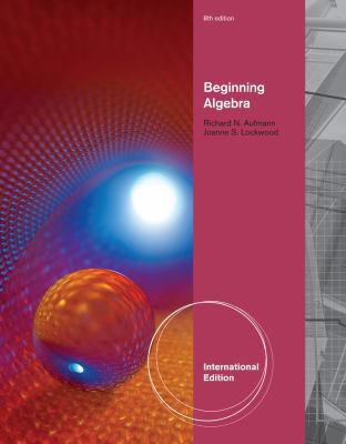 Beginning Algebra, International Edition 1111989451 Book Cover
