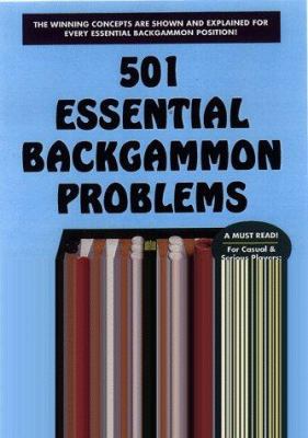 501 Essential Backgammon Problems 1580420192 Book Cover