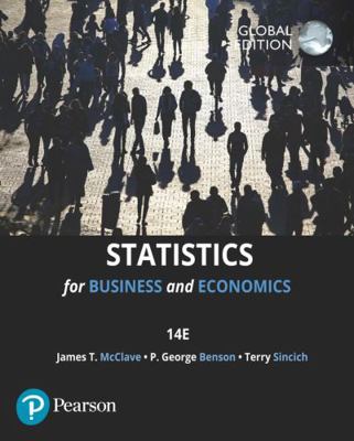 Statistics for Business & Economics [Global Edi... 1292413395 Book Cover