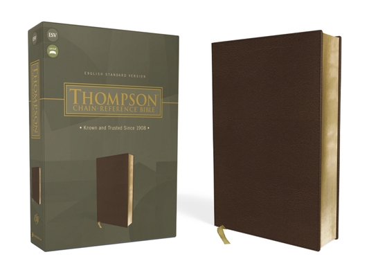 Esv, Thompson Chain-Reference Bible, Leathersof... 0310460077 Book Cover