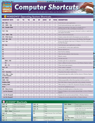 Computer Shortcuts: Quickstudy Laminated Refere... 142320543X Book Cover