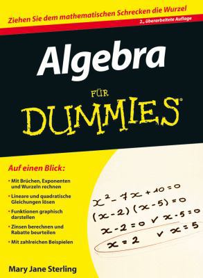 Algebra für Dummies (German Edition) (Für Dummies) [German] 3527707921 Book Cover