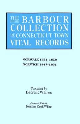 Barbour Collection of Connecticut Town Vital Re... 0806316454 Book Cover
