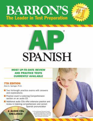 Barron's AP Spanish [With 4 CDs] 1438070292 Book Cover