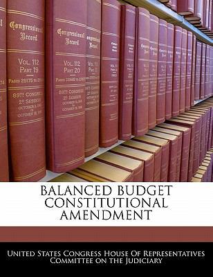 Balanced Budget Constitutional Amendment 1240591586 Book Cover