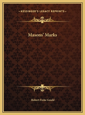 Masons' Marks 1169400345 Book Cover