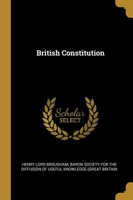 British Constitution 0530776081 Book Cover