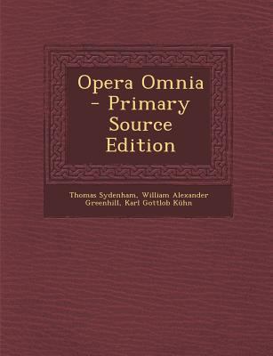Opera Omnia [Latin] 1287919855 Book Cover
