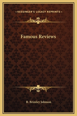 Famous Reviews 1169343120 Book Cover