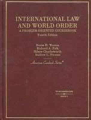 International Law and World Order: A Problem Or... 0314251391 Book Cover