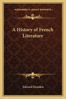 A History of French Literature 1162643358 Book Cover