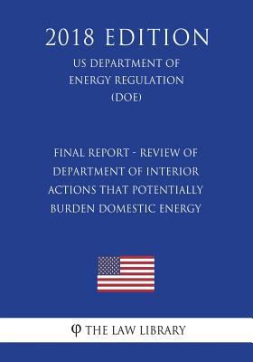 Final Report - Review of Department of Interior... 1722299673 Book Cover