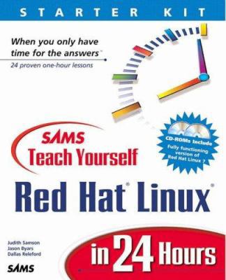 Sams Teach Yourself Red Hat Linux in 24 Hours (... 0672318458 Book Cover