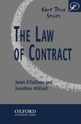 The Law of Contract 0406033110 Book Cover