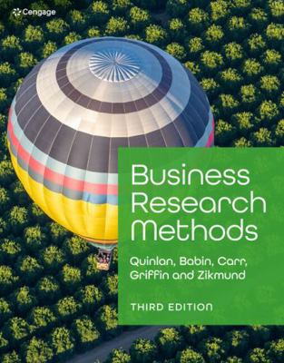 Cengage Learning EMEA Business Research Methods. 1473791340 Book Cover