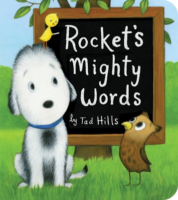Rocket's Mighty Words (Oversized Board Book) 0385372337 Book Cover