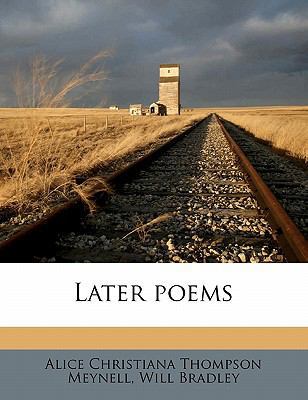 Later Poems 117676358X Book Cover