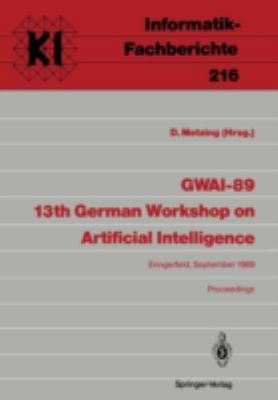 Gwai-89 13th German Workshop on Artificial Inte... [German] 354051743X Book Cover