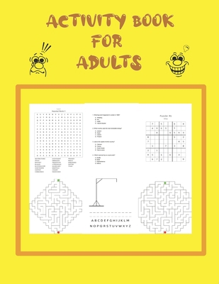 activity book for adults B091D9X2VK Book Cover