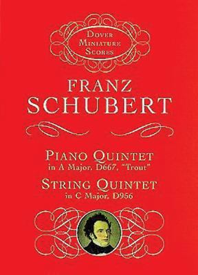 Piano Quintet & String Quintet (Dover Miniature... 0486406431 Book Cover