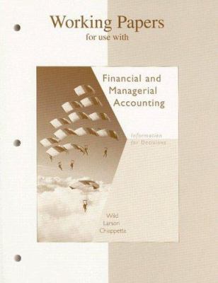 Working Papers for use with Financial and Manag... 0073044431 Book Cover