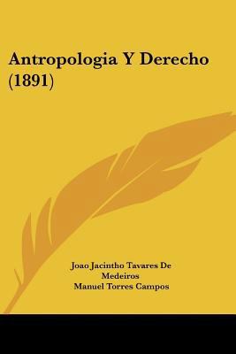 Antropologia Y Derecho (1891) [Spanish] 1160303487 Book Cover