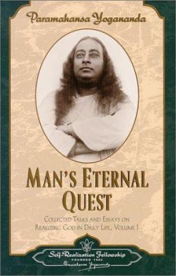 Man's Eternal Quest : Collected Talks and Essay... B0092IXMAQ Book Cover