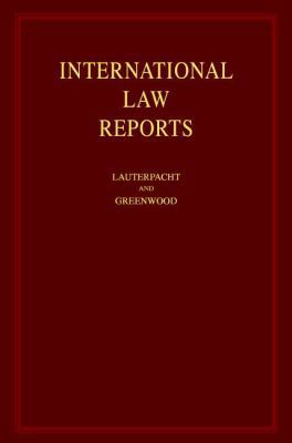 International Law Reports 0521464226 Book Cover