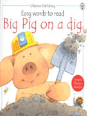 Big Pig on a Dig (Easy Words to Read) 0746030223 Book Cover