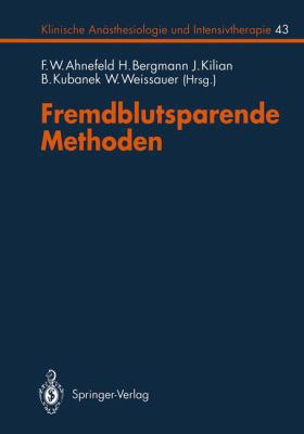 Fremdblutsparende Methoden [German] 3540559078 Book Cover