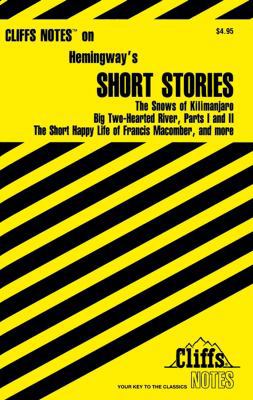 CliffsNotes Hemingway's Short Stories 0764585525 Book Cover