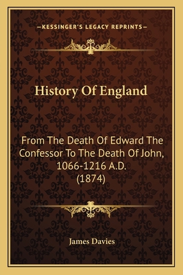 History Of England: From The Death Of Edward Th... 1164672258 Book Cover