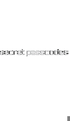 secret passcodes blank notebook: secret passcod... 1714284204 Book Cover