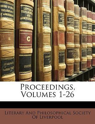 Proceedings, Volumes 1-26 1147434379 Book Cover