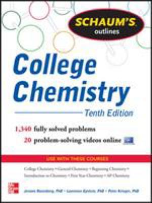 Schaum's Outline of College Chemistry: 1,340 So... 007181082X Book Cover