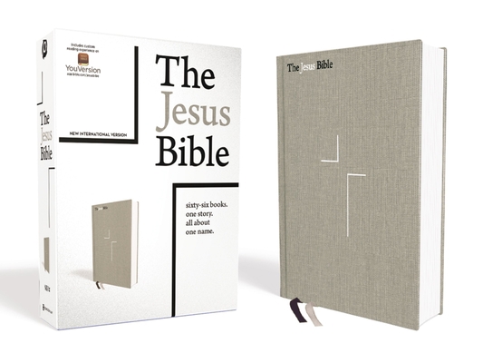 The Jesus Bible, NIV Edition, Cloth Over Board,... 0310452198 Book Cover