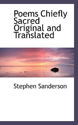 Poems Chiefly Sacred Original and Translated 1115966324 Book Cover