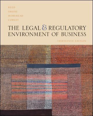 The Legal & Regulatory Environment of Business 0072881119 Book Cover