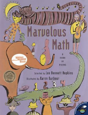 Marvelous Math: A Book of Poems 0689844425 Book Cover